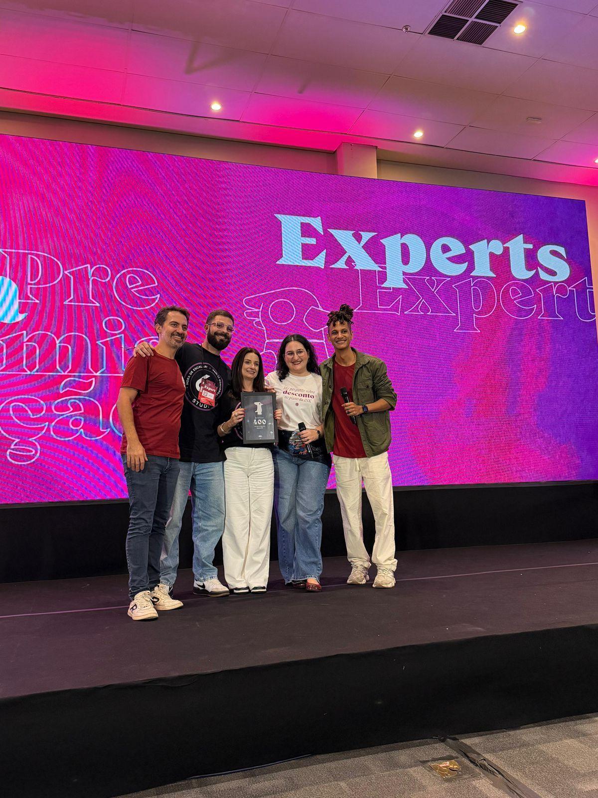 Premiação do Studio 62 na categoria Experts no InkCon 2026